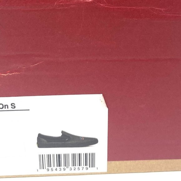 💖MEGA SALE💖NEW VANS Classic Slip On Black Color Women s Flame SB VN0A3MUCN3H - Picture 10 of 10